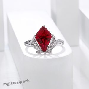 Personalized flower classic noble ring