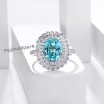 Clear noble classic elegant ring