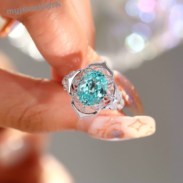 Paraiba tourmaline glow