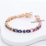 Colored Lab Grown Sapphire Bracelet
