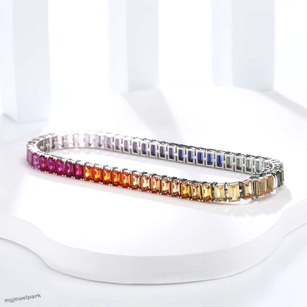 sapphire rainbow bracelet