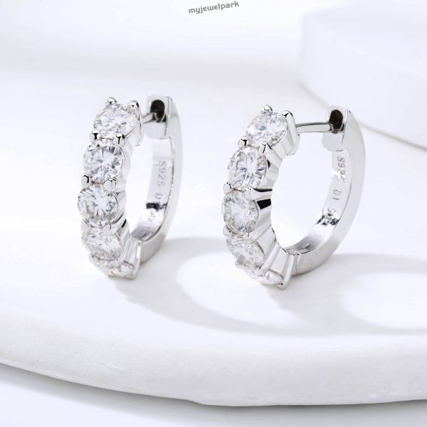 Simple Moissanite Earrings
