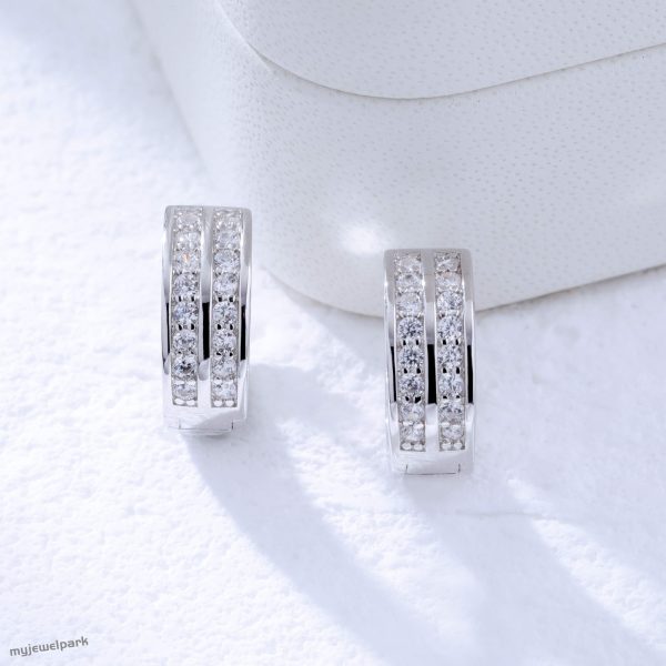 Hypoallergenic Moissanite Earrings
