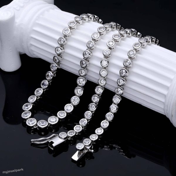 Moissanite Chain Necklace