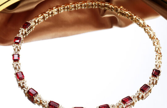 lab diamond station necklace