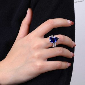 Eternal Love Sapphire Wedding ring engagement