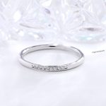 Simple Moissanite Ring