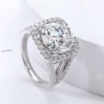 Round Moissanite Ring