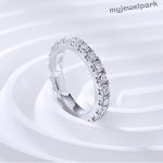 Moissanite Anniversary Ring