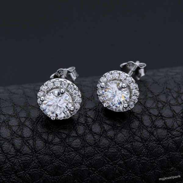 lab grown diamond earrings