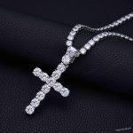 Moissanite Cross Necklace