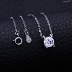 classic moissanite necklace