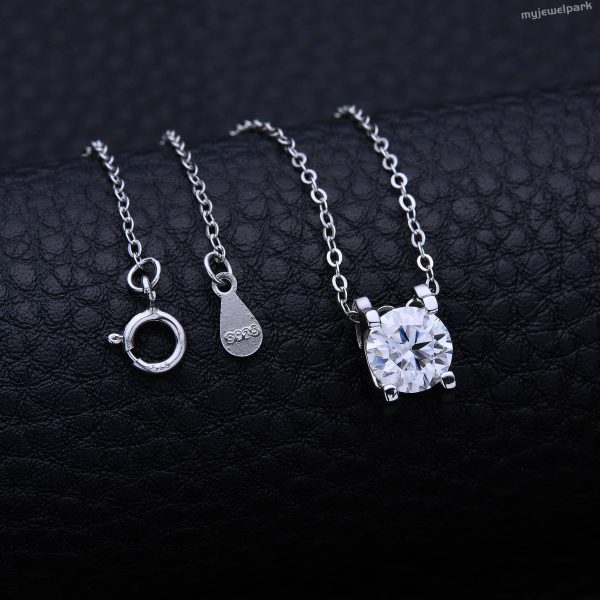 classic moissanite necklace
