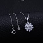 moissanite necklace womens