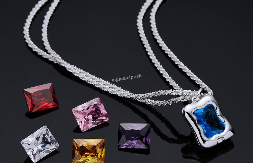 Multi-Colored Moissanite Necklace