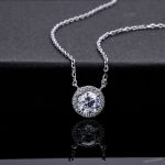 Lab Diamond Solitaire Necklace