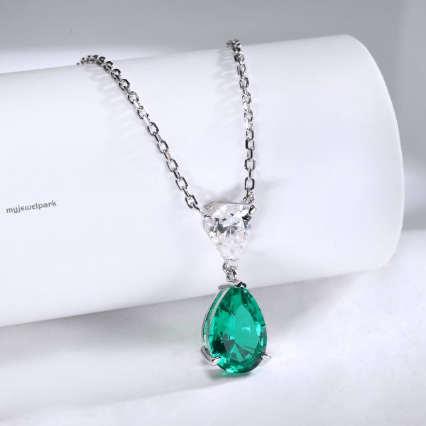 Cultivated Emerald Necklaces