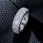 moissanite men's ring