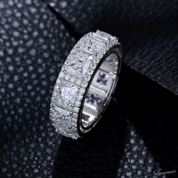 moissanite men's ring