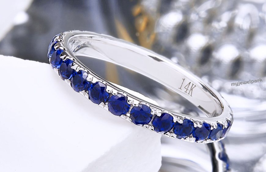 14K sapphire ring