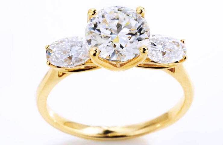moissanite or cubic zirconia