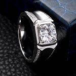 Men's Moissanite ring
