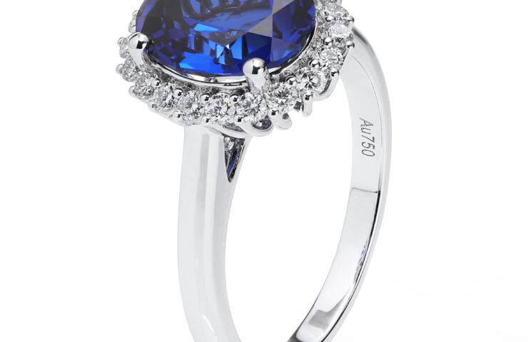 Sapphire Anniversary Ring