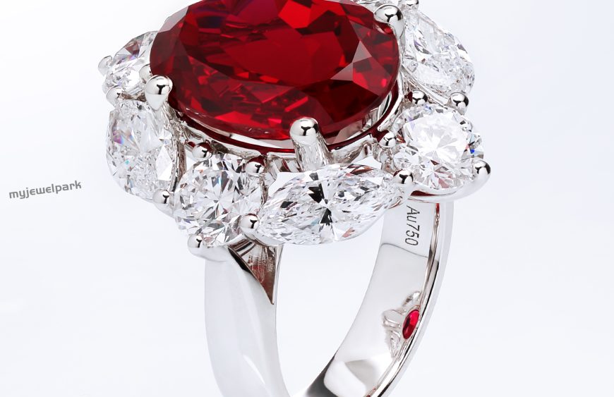 Cultivated Ruby Ring