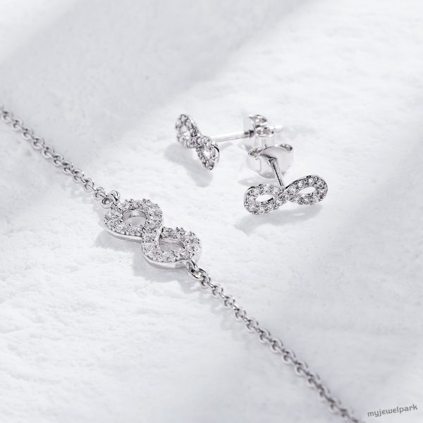 Moissanite Bracelet Set