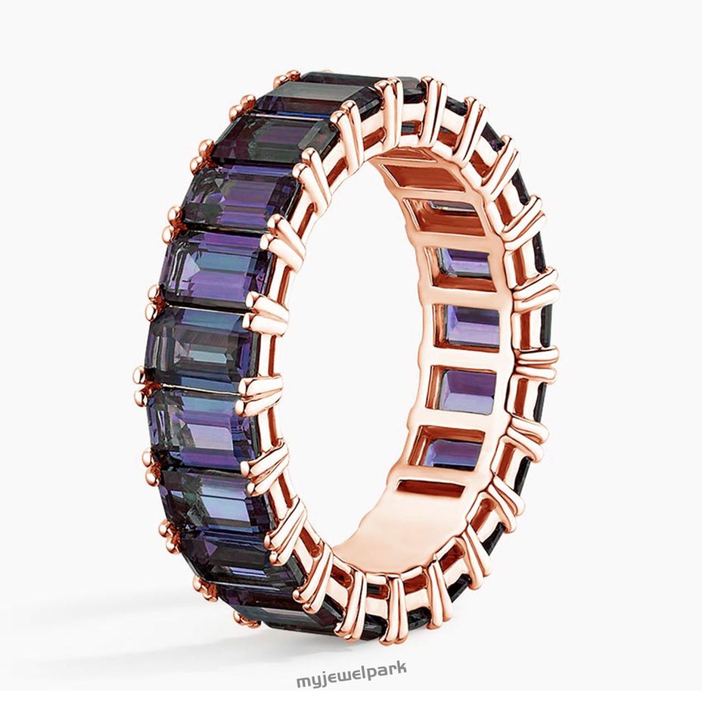 Alexandrite Rose Gold Ring