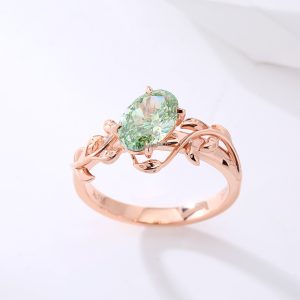 18K Rose Gold Forest Fairy Ring