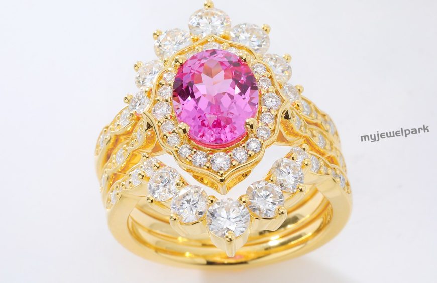 Ruby Diamond Wedding Ring