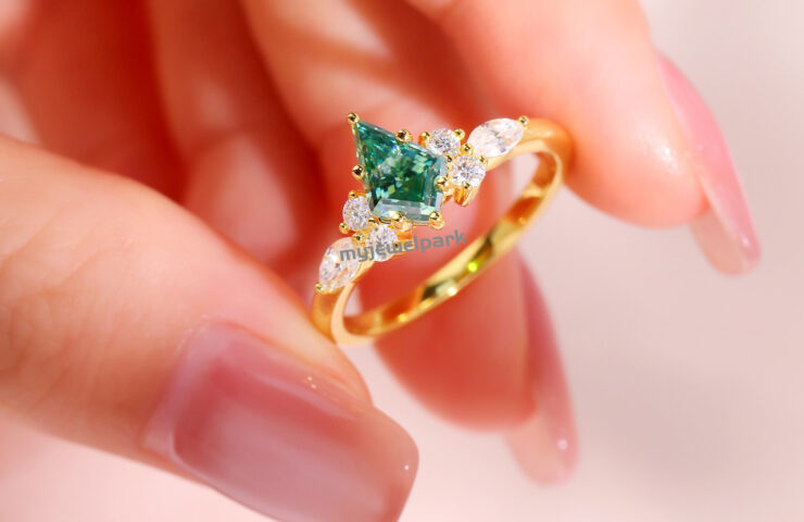 moissanite wedding bands