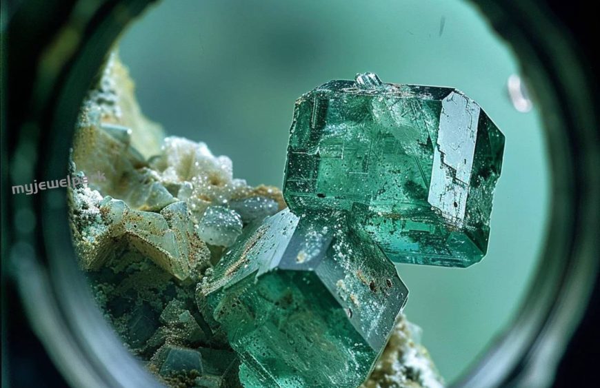treated and untreated emeralds