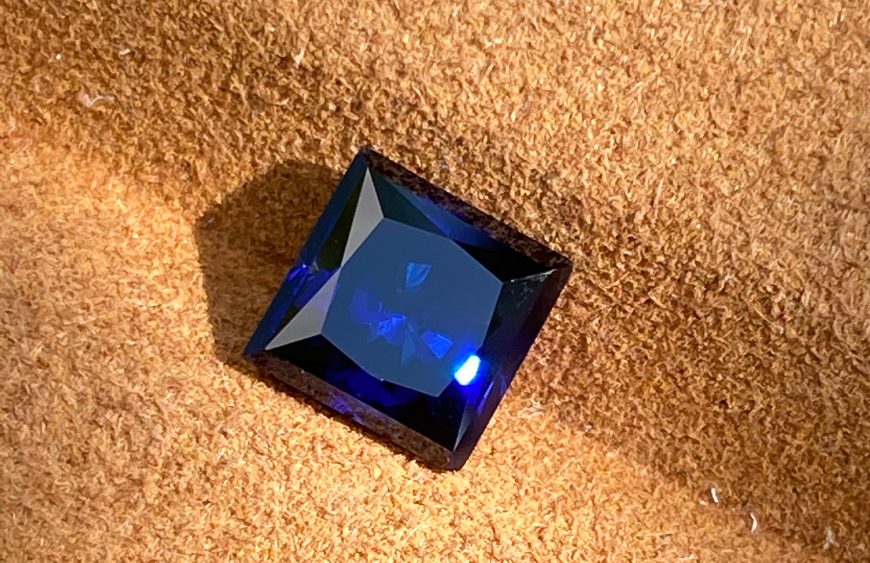 Princess Lab Grown Sapphire