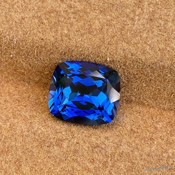 Cushion Lab Grown Royal Sapphires