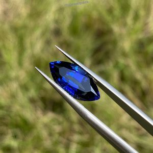Marquise Lab Grown Royal Sapphire 15x7.56x6mm 5.28ct