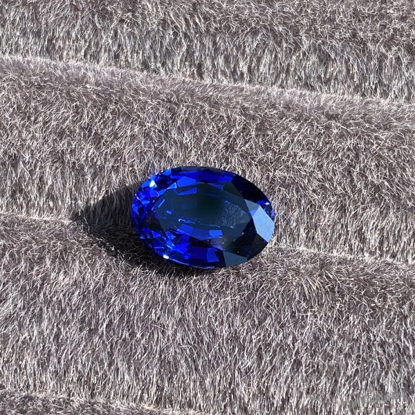 Oval Lab Grown Sapphire