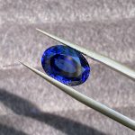 Oval Lab Grown Royal Sapphire