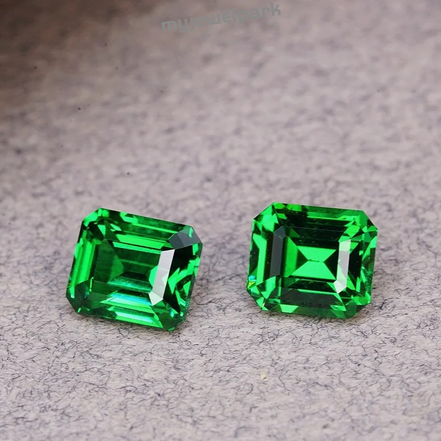 Tsavorite and Emerald