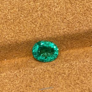 Oval Lab Grown Inclusion Emerald 2.4 ct