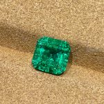 Cultivated Emerald Engagement Rings