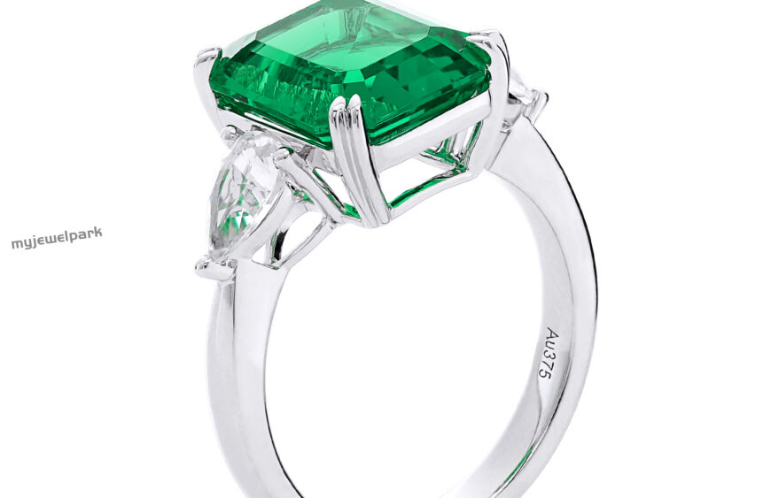 lab emerald ring styles