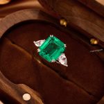 Lab Created Emerald Ring