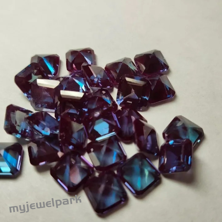 Russian alexandrite and Brazilian alexandrite
