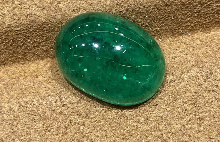 Clean Synthetic Emerald