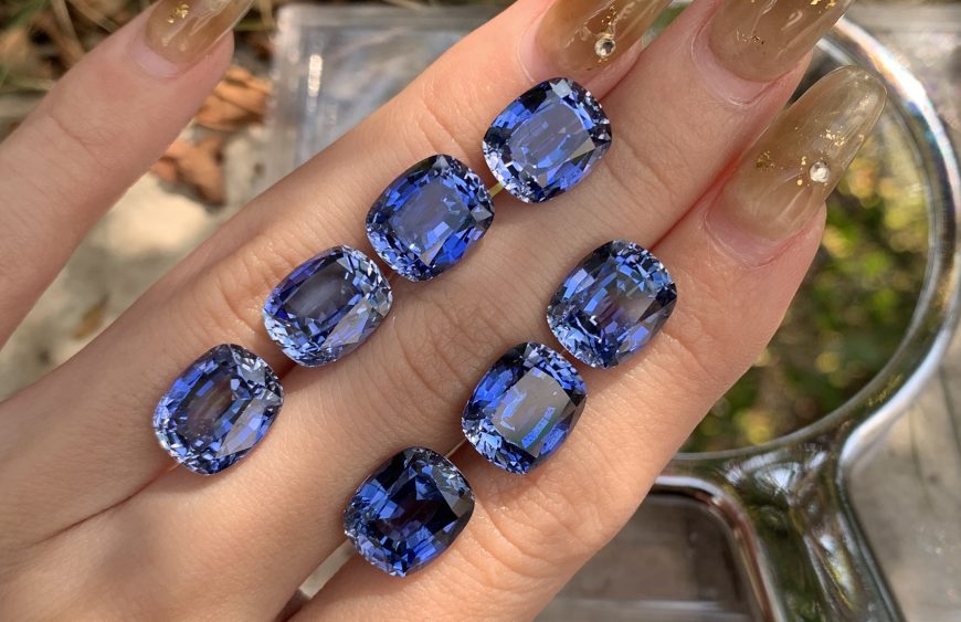 heat-treated and untreated sapphires
