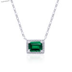 Lab Grown Emerald Necklace
