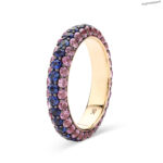 Sapphire Pave Ring
