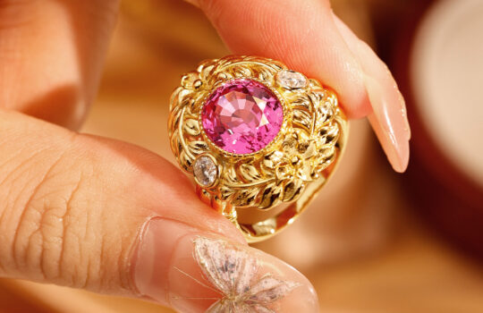 Ruby Pinky Ring